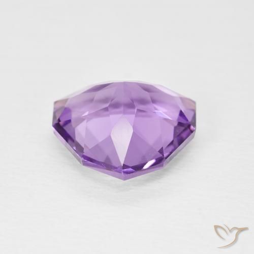 Ametista Violeta Profundo Natural 3.06ct, Trilhão, VVS-VS