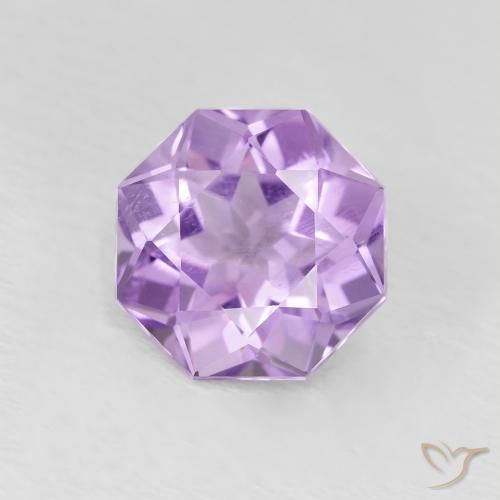 1.83ct Natural íris violeta Ametista, Corte Esmeralda, VS-SI