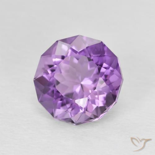 Ametista Medium Dark-Violet Natural 2.55ct, Redondo, VVS