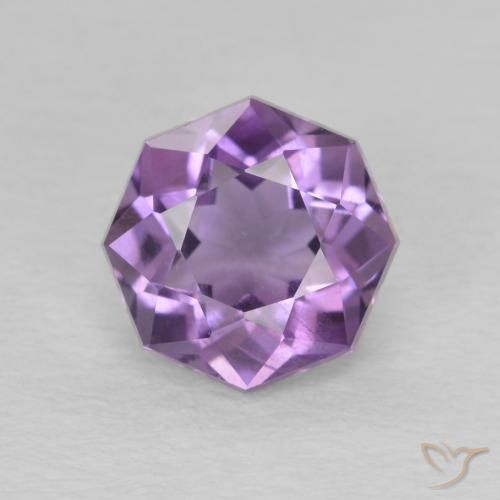 1.55ct Natural Violeta médio Ametista, Corte Esmeralda, VS-SI