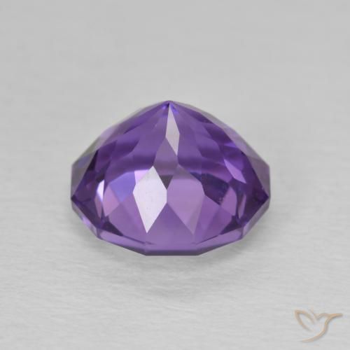 Ametista Violeta médio Natural 2.29ct, Redondo, VS-SI