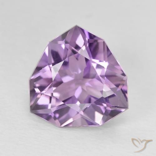 4.70ct Natural Violeta médio Ametista, Trilhão, VS-SI