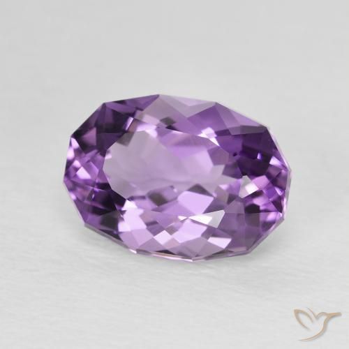 Ametista Violeta Púrpura Natural 2.82ct, oval, VVS-VS