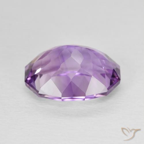Ametista Violeta médio Natural 3.85ct, Corte Oval, VVS-VS