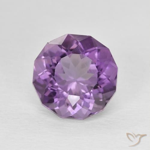 2.78ct Natural Medium Light Purplish-Violet Ametista, Redondo, VS