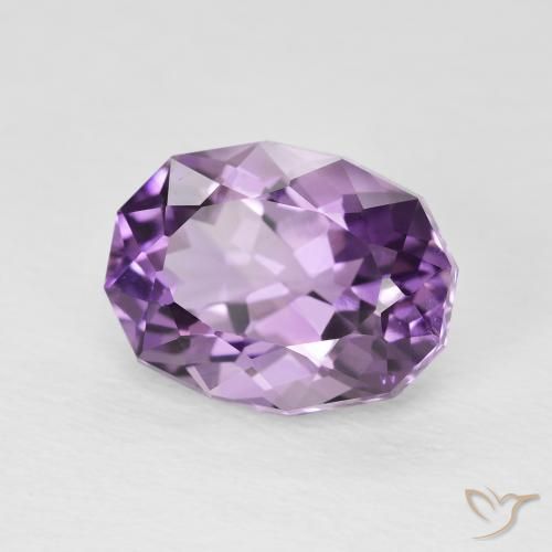 Ametista Violeta Claro-Médio Natural 3.56ct, oval, VS