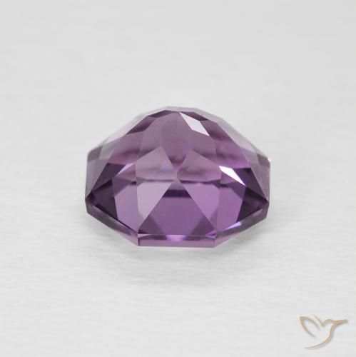 Ametista Violeta Claro-Médio Natural 1.33ct, Corte Octógono / Esmeralda, VS