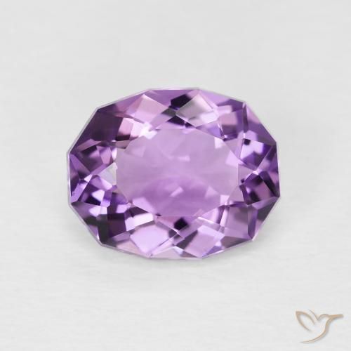 2.50ct Natural Violeta Claro-Médio Ametista, oval, VS