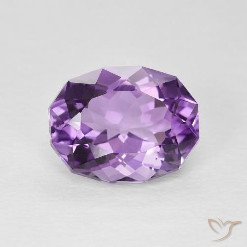 3.91ct Natural Violeta Púrpura Ametista, oval, VS