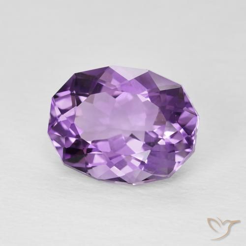 Ametista Violeta Púrpura Natural 3.91ct, oval, VS