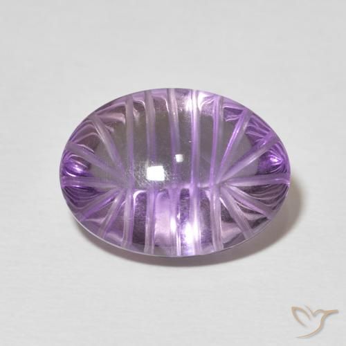 9.70ct Natural Violeta médio Ametista, oval, Transparente