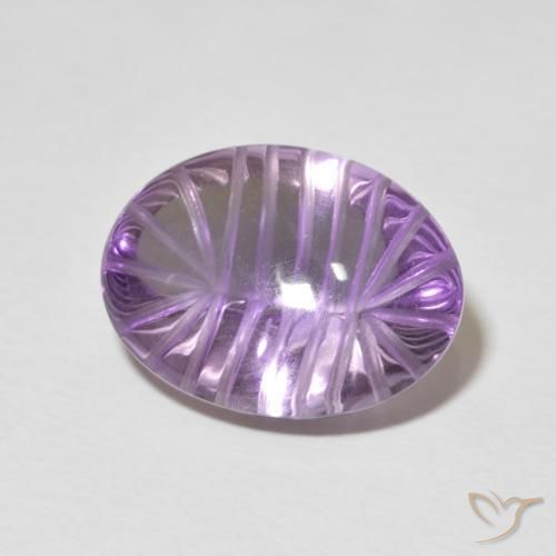 Ametista Violeta médio Natural 9.70ct, oval, Transparente