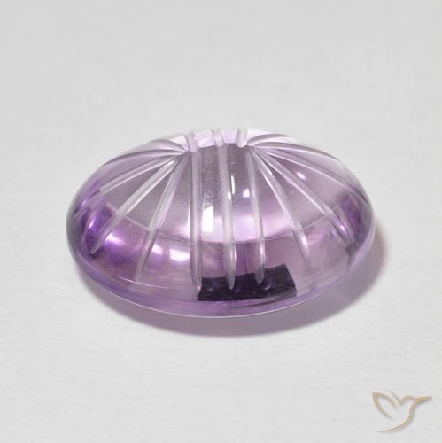 Ametista Violeta rosa médio Natural 11.16ct, oval, Transparente