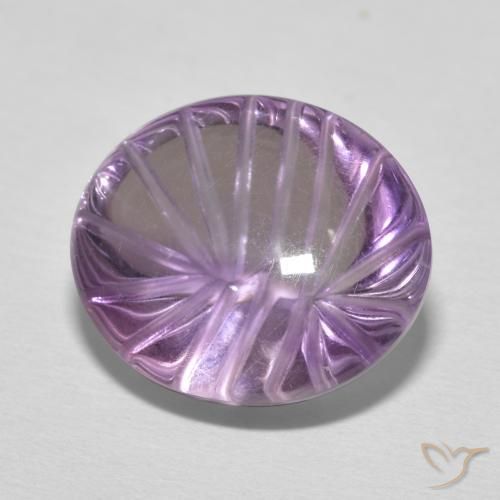 Ametista íris violeta Natural 9.08ct, oval, Transparente