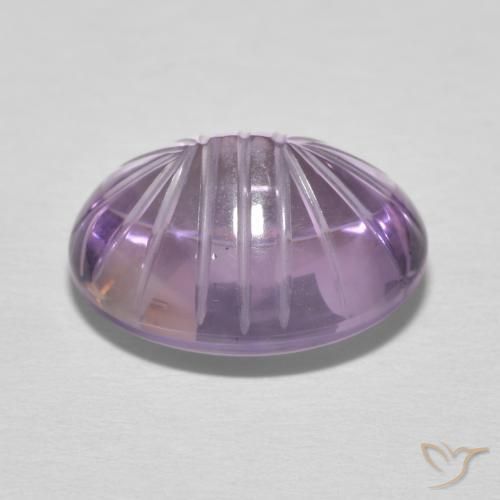 Ametista íris violeta Natural 8.79ct, oval, Transparente