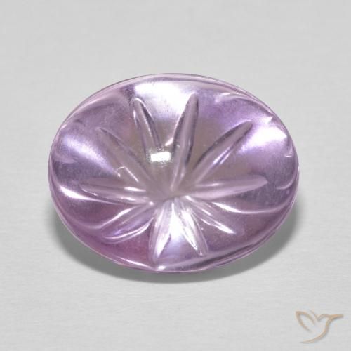 6.31ct Natural Orquídea Ametista, oval, Transparente
