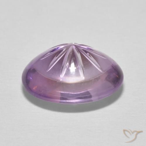 Ametista Orquídea Natural 6.31ct, oval, Transparente