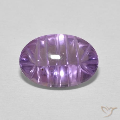 3.59ct Natural Violeta Púrpura Ametista, oval, Transparente