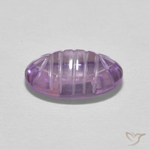 Ametista Violeta Púrpura Natural 3.59ct, oval, Transparente