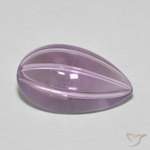 Ametista Sangria Violeta Natural 6.08ct, Formato de pêra, Transparente