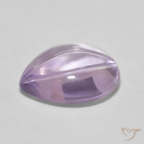Ametista Magenta claro Natural 6.20ct, Formato de pêra, Transparente