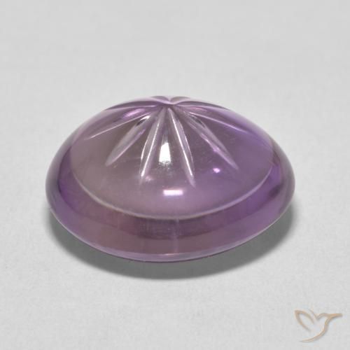 Ametista Medium Light Purplish-Violet Natural 10.21ct, oval, Transparente