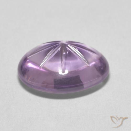 Ametista Violeta Profundo Natural 3.60ct, oval, Transparente