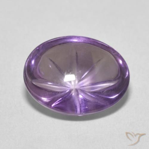 Ametista Violeta Profundo Natural 3.60ct, oval, Transparente