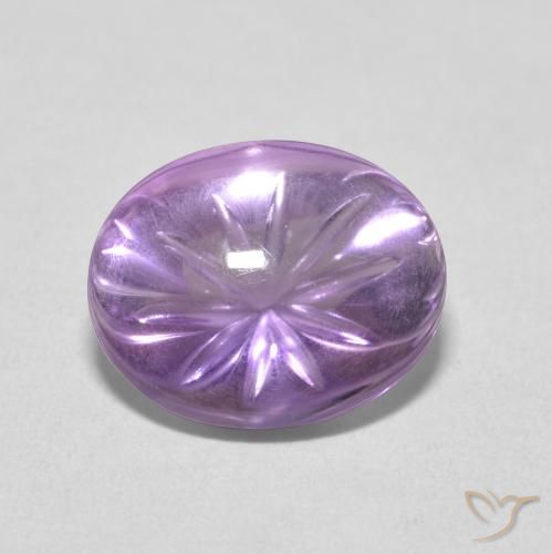 5.02ct Natural Violeta rosado Ametista, oval, Transparente