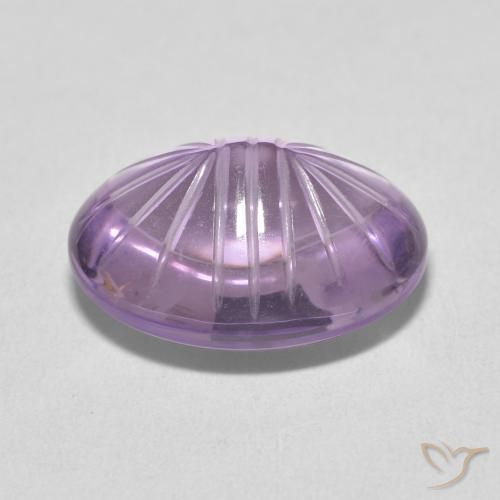 Ametista Medium Light Purplish-Violet Natural 8.66ct, oval, Transparente