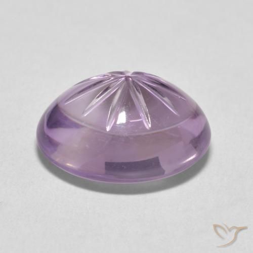 Ametista Medium Light Purplish-Violet Natural 8.86ct, oval, Transparente