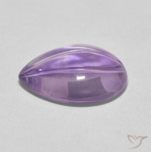 Ametista Violeta rosado Natural 6.20ct, Formato de pêra, Transparente