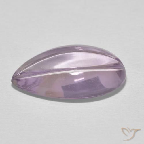 Ametista Violeta rosado Natural 8.46ct, Formato de pêra, Transparente