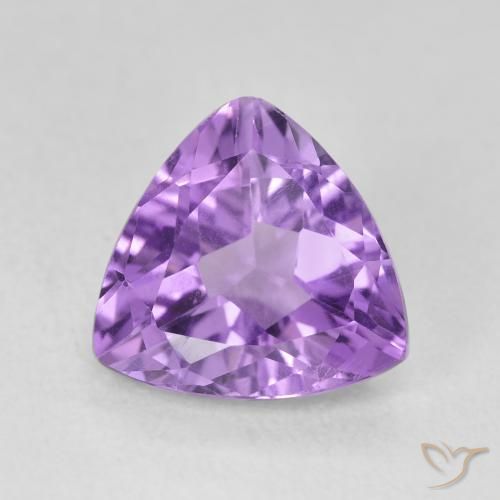 2.85ct Natural Violeta Profundo Ametista, Trilhão, VVS-VS