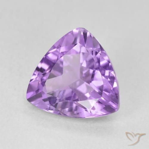 Ametista Violeta Profundo Natural 2.85ct, Trilhão, VVS-VS