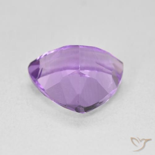 Ametista Violeta Profundo Natural 2.85ct, Trilhão, VVS-VS