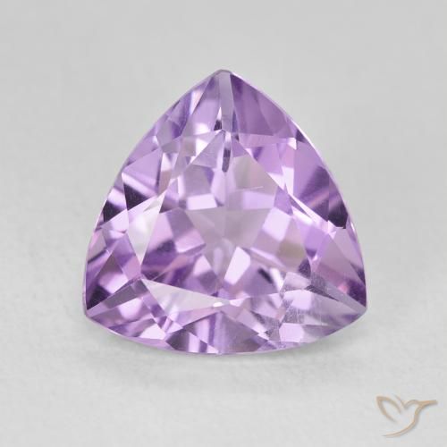 2.87ct Natural íris violeta Ametista, Trilhão, VVS-VS