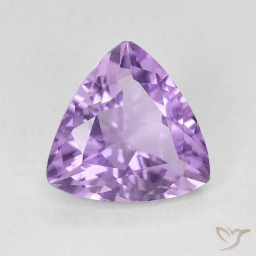 2.69ct Natural íris violeta Ametista, Trilhão, VVS-VS