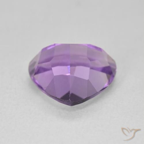 Ametista Violeta médio Natural 3.06ct, Trilhão, VVS-VS