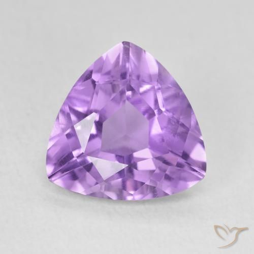 2.62ct Natural íris violeta Ametista, Trilhão, VVS-VS