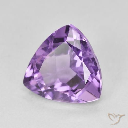 Ametista Violeta médio Natural 3.00ct, Trilhão, VS