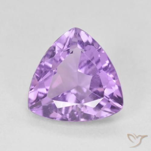 2.80ct Natural Violeta médio Ametista, Trilhão, VS
