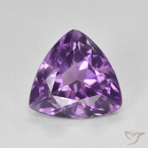 2.72ct Natural Medium Light Purplish-Violet Ametista, Trilhão, VS