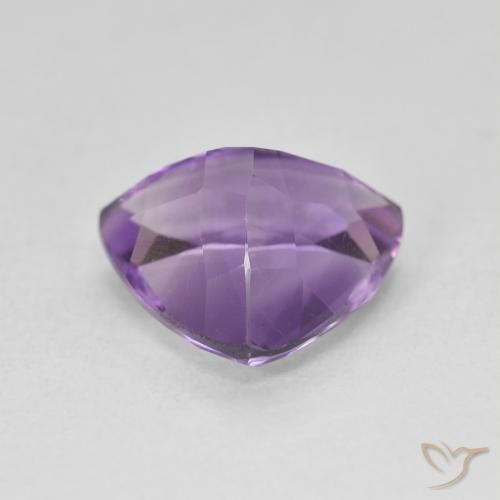 Ametista Medium Light Purplish-Violet Natural 2.72ct, Trilhão, VS