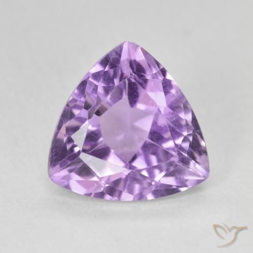 2.88ct Natural Violeta médio Ametista, Trilhão, VS