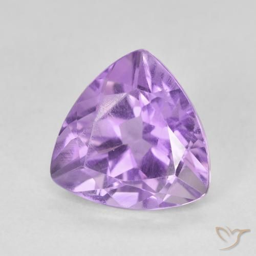 Ametista Violeta médio Natural 3.13ct, Trilhão, VS