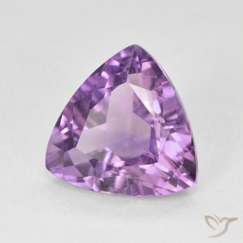 Ametista Violeta médio Natural 2.89ct, Trilhão, VS