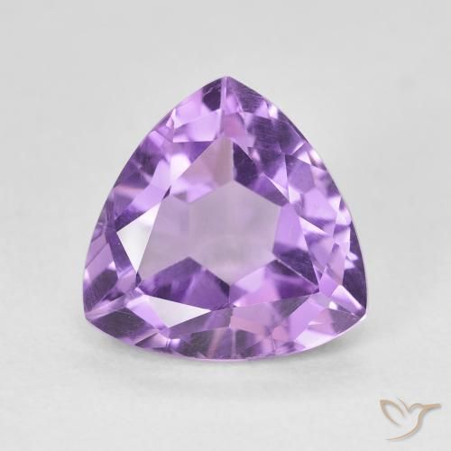 3.12ct Natural Violeta médio Ametista, Trilhão, VS