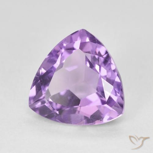 Ametista Violeta médio Natural 3.12ct, Trilhão, VS
