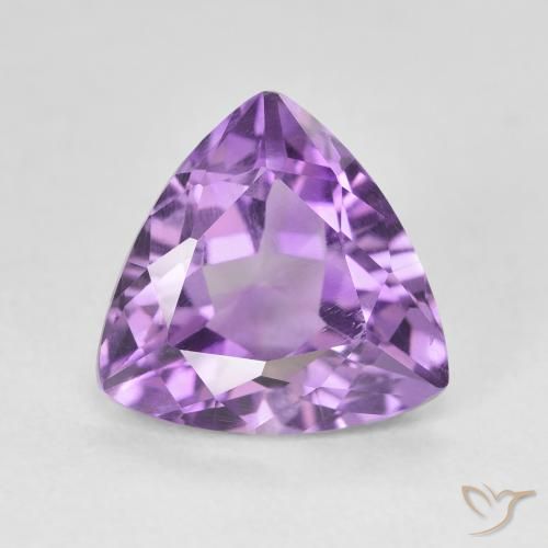 2.94ct Natural Violeta Púrpura Ametista, Trilhão, VS